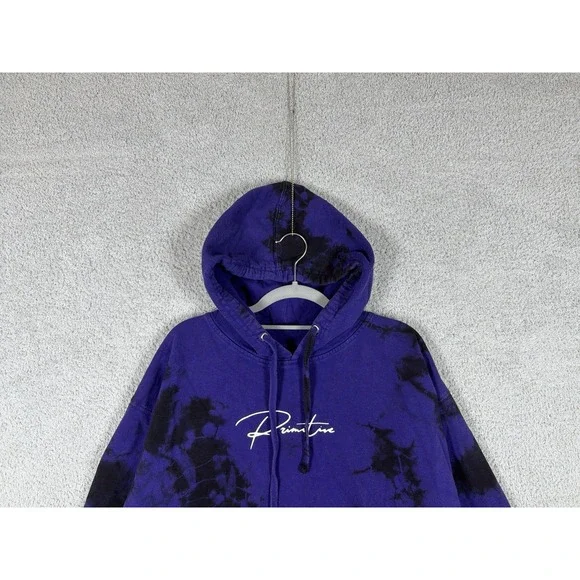 Primitive X Dragon Ball Super Shadow Beerus Hoodie Purple Wash Hoodie Sz M Mens - Picture 4 of 7